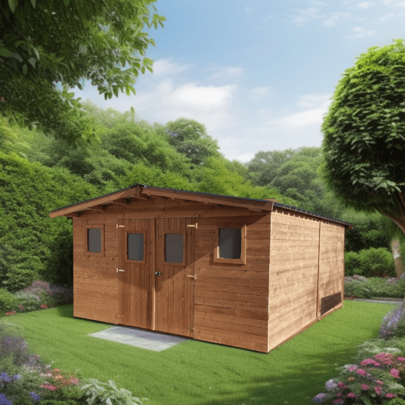 abri de jardin en bois